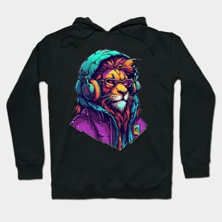 Cyberpunk Lion Hoodie